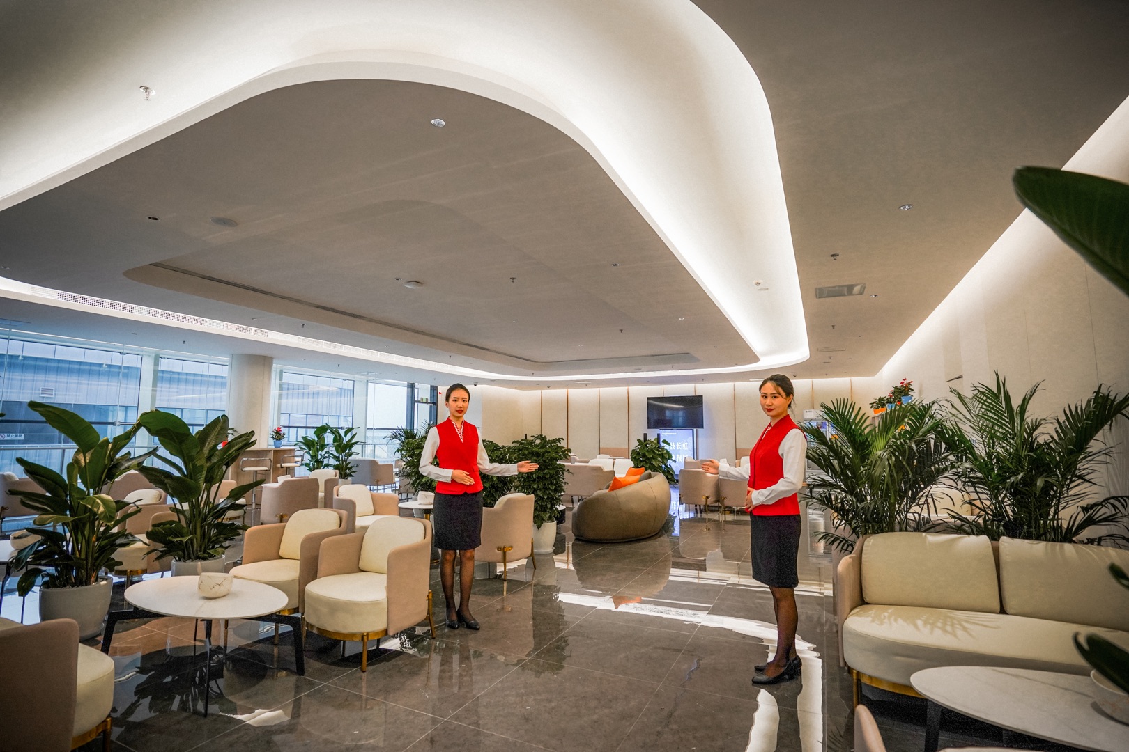 First Class lounge